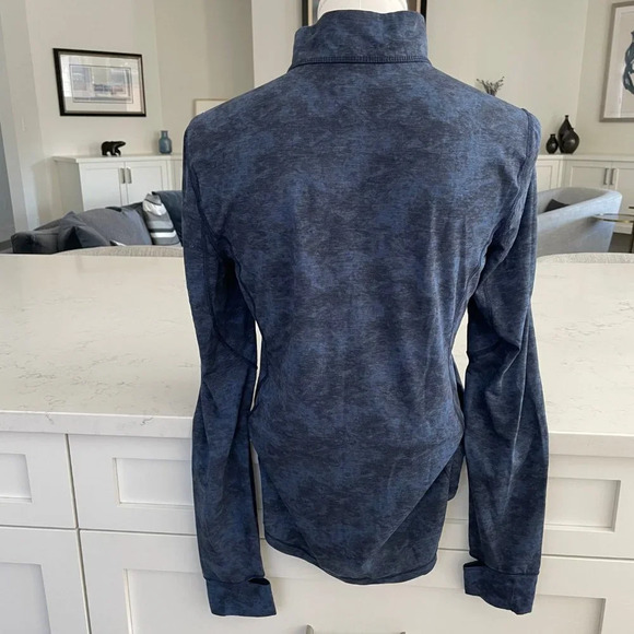 Paradox Dri-Release Repreve LS 1/2 Zip Fitted Poly Wool Top Blue Grey Sz M NWOT - Picture 6 of 10